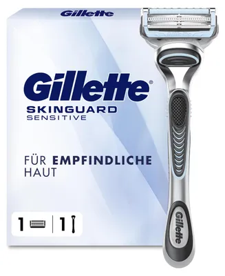 Productafbeelding van Gillette SkinGuard Sensitive scheermes voor mannen, inclusief 1 scheermesje