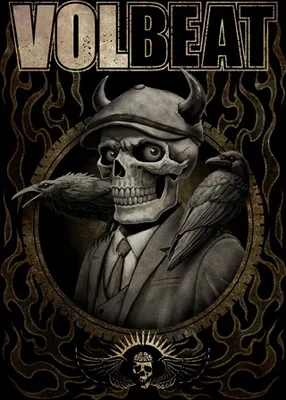 Produktbild von Offizielles Volbeat Musikposter mit Echtheitssiegel, 61x91,5 cm