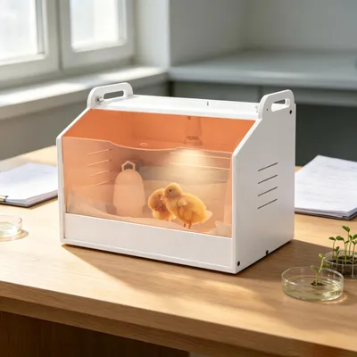 Produktbild von Inkubator Brutautomat Brutmaschine Brutapparat Brutinkubator mit  Lamp und  Thermometer  Küken Aufzuchtboxfür Geflügel