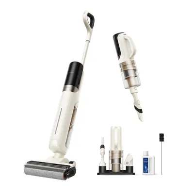 Produktbild von MOVA K30 Mix Nass-Trockensauger, 4in1 Akkusauger,180°Reichweite, 30 Min Heißlufttrocknung,Selbstreinigung mit nur einem Tastendruck,18kPa Saugleistung