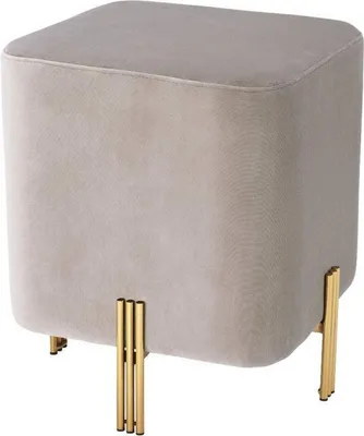 Produktbild von Casa Padrino Luxus Sitzhocker 40 x 40 x H. 45 cm - Verschiedene Farben - Edler Samt Hocker - Luxus Möbel