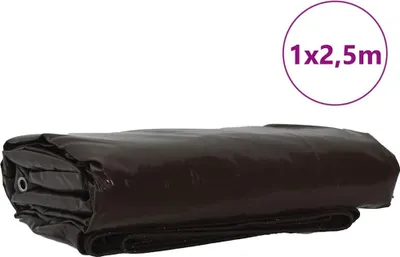 Immagine prodotto di vidaXL Telone 650g / m² Marrone 1 x 2,5 m Tela con rivestimento in PVC