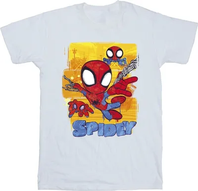 Produktbild von Marvel - "Spidey And His Amazing Friends" T-Shirt für Herren BI45524 (M) (Weiß)
