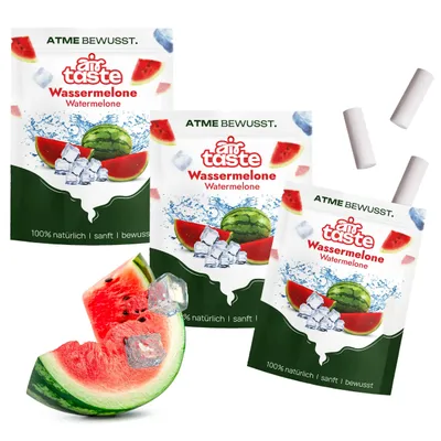 Produktbild von Airtaste Wassermelone Geschmacksfilter – 9 Filter mit 1 Monat Vorrat