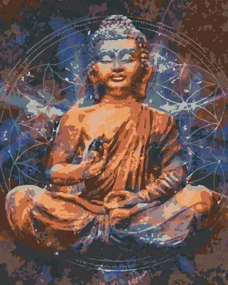 Produktbild von Zuty - Malen nach Zahlen - STERN BUDDHA III, 40x50 cm, ohne Keilrahmen