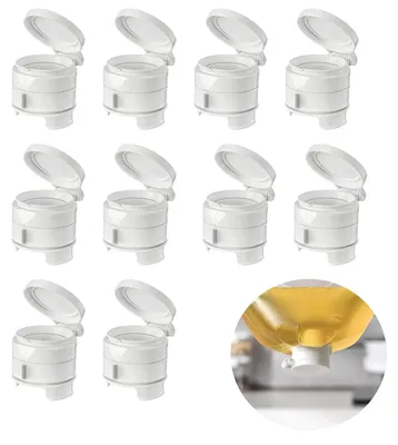 Productafbeelding van Solidchoice - Set van 10 Ronde Sluitclips met Schenktuit