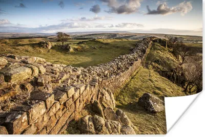 Produktbild von MuchoWow® Poster Der Hadrianswall im europäischen England 60x40 cm - Schlafzimmerdekoration