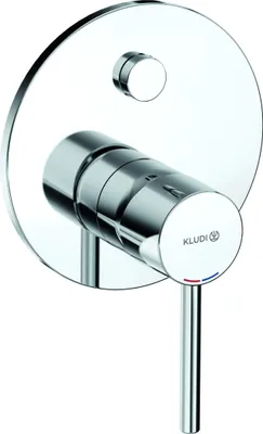 Productafbeelding van Kludi Bozz UP-wastafelmengkraan/-badmengkraan-uitloopcombinatie met bedieningseenheid voor 88022, chroom, 1 stuk.