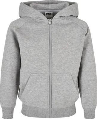 Immagine prodotto di Urban Classics Ragazzi Felpa con cappuccio e zip grigio - 110/116