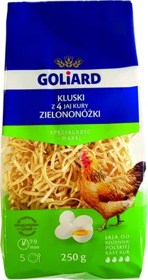 Zdjęcie produktu dla Goliard Kluski z jaj kury zielononóżki 250g