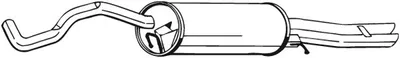 Produktbild von BOSAL 282-367 Endschalldämpfer für AUDI A4 Limousine (8D2, B5) Auspuff