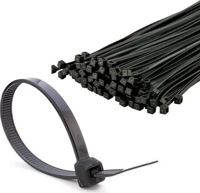 Produktbild von Kabelbinder 4.5 350mm Schwarz 100er Pack