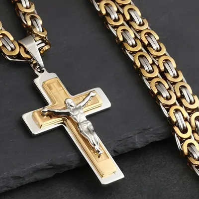 Immagine prodotto di Collana da uomo RE-38900 in Oro e Argento KP38900