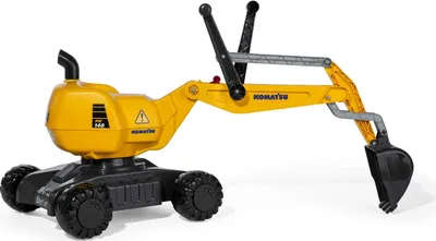 Produktbild von Rolly Toys Kinderbagger Komatsu, Sandspielzeug, drehbar 360°, Kunststoffbagger