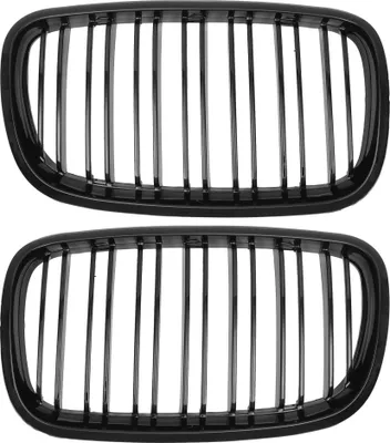 Produktbild von Frontstoßstangen-Kühlergrill für BMW X5 E70 2007-2013, links und rechts, 1 Paar, schwarz, Nr. 51137157687/51137157688