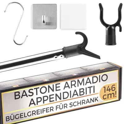 Image de Penderie extensible de 100 cm à 150 cm, pour armoire