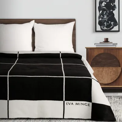 Produktbild von Decke ELEGANT1 220X240 weiß schwarz