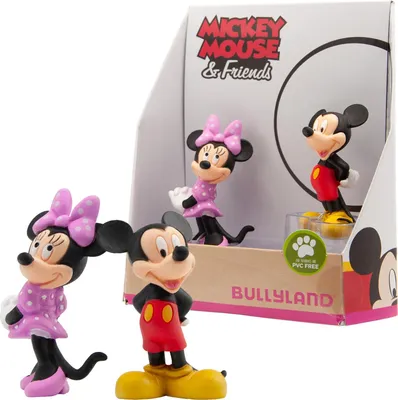 Produktbild von Bullyland Disney Spielfiguren Mickey Mouse und Minnie Mouse Doppelpack 7 cm