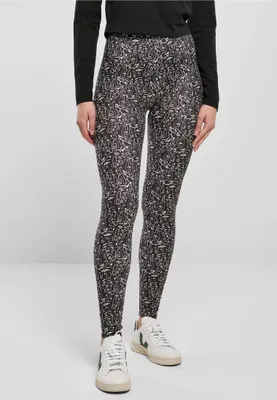 Produktbild von TB4771 - Ladies Soft AOP Leggings blackline S
