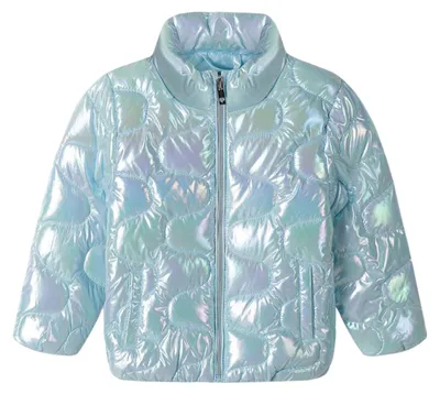 Image de Minoti - Veste matelassée pour fille, légère MN582 (110) (bleu clair)