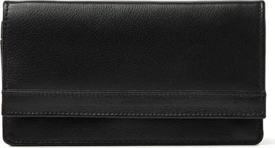 Produktbild von dR Amsterdam Leder Geldbörse für Damen | Damengeldbörse | Kartenbörse für Damen | RFID-Schutz 67-Series - 67190 Black