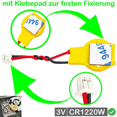 Produktbild von RTC BIOS CMOS Battery Batterie kompatibel für ASUS Q301L, Q301LA Notebook PC