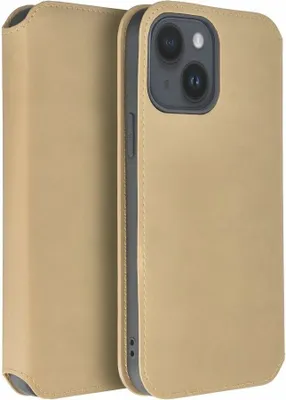 Produktbild von Dual Pocket Holster Buch Tasche kompatibel mit Samsung Galaxy A25 5G Gold