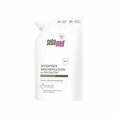 Obrázek produktu pro Sebamed tekutá mycí emulze bez mýdla, náplň do sáčku 400 ml