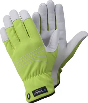 Produktbild von Ejendals Lederhandschuh Tegera® 290 mit EN 388 Norm, signalfarben, wasserabweisend (6 Paar)