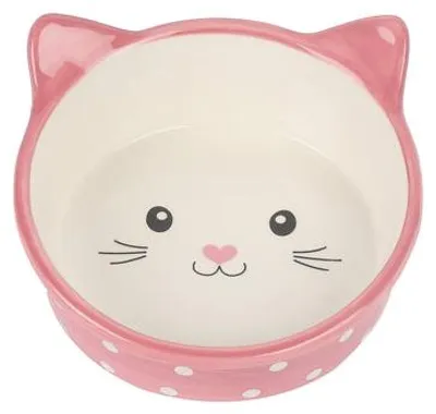 Image de Gamelle Happy Pet pour chat Polka Pink / Cream