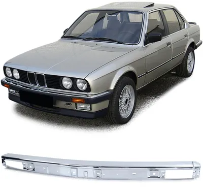 Für BMW 3er E30 ab 1982-1987 Front Stoßstange Chrom Mittelteil in der Farbe Chrom von Carparts-Online GmbH