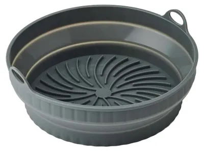 Image de KitchenCraft - Plateau rond pliable pour friteuse en silicone (20 x 20 x 6 cm)