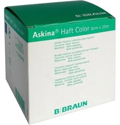 Produktbild von ASKINA Haftbinde Color 8 cmx20 m blau