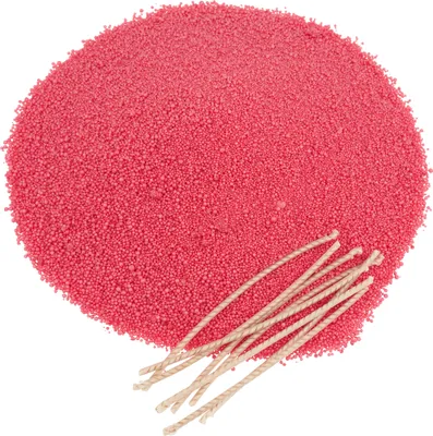 Produktbild von Kerzensand, 175 g 8 Dochte, Pastell-Rot