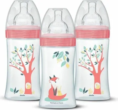 Image de Biberon Dodie 270 ml (3 pièces)