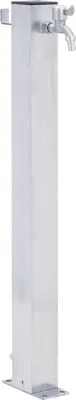 Produktbild von Wassersäule für den Garten 80 cm Edelstahl Quadratisch