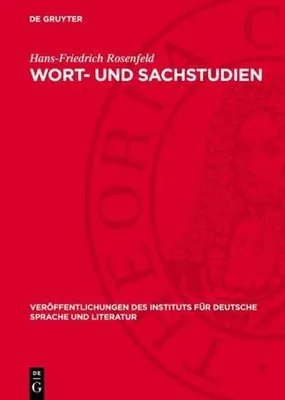 Produktbild von Wort- und Sachstudien