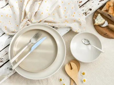 Produktbild von CreaTable, 24741, Uno Toscana, Tellerset 12-tlg, Steinzeug