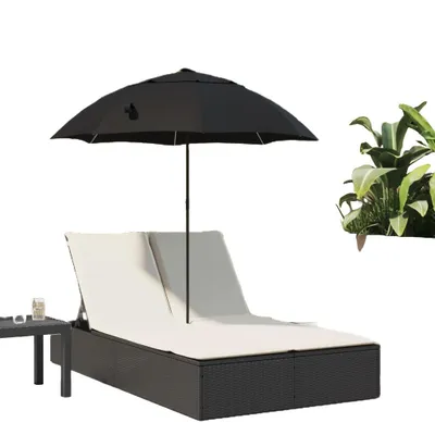 Zdjęcie produktu dla VidaXL 368081, Lounge, Obite siedzisko, Technorattan, Stal, Kremowy, Biały, 280 kg, 2000 mm