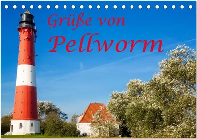 Produktbild von Grüße von Pellworm (Tischkalender 2025 DIN A5 quer), CALVENDO Monatskalender