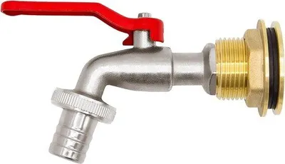 Immagine prodotto di Set di ugelli per acqua piovana in ottone da 3-4 pollici - Scarico per giardino - Alimentazione per tubo da giardino