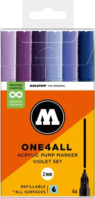 Immagine prodotto di Pennarello acrilico Molotow One4All 127HS Set viola
