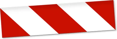 Produktbild von PantherPixel Warnmarkierung Magnetschild Auto Markierungsstreifen Magnetfolie Geschenkidee 30 x 8 cm STANDARDFARBFOLIEN