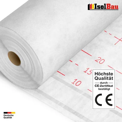 Unterspannbahn Dach 100g/m² Unterdeckbahn 75m²Rolle 1,5x50m Dachfolie SPB 100SKS