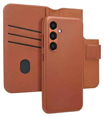 Obrázok produktu pre Accezz Kožená knižnica 2 v 1 s MagSafe pre Samsung Galaxy S24 - Sienna Brown