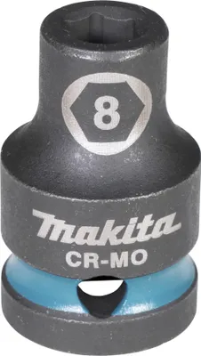 Obrázek produktu pro Makita nástrčná hlavice 1/2", SW8, krátká, Impact Black