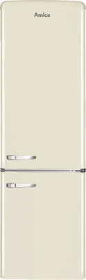 Produktbild von Amica KGCR 387 100 B, Kühl-/Gefrierkombination im Retro Design, 181 cm Höhe, Coffee Cream,