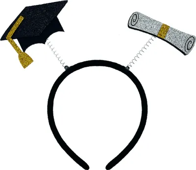 Produktbild von Oblique Unique Haarreifen Prüfung bestanden mit Doktorhut und Auszeichnung Haarreif für Schule Abi Uni Studium Abschluss