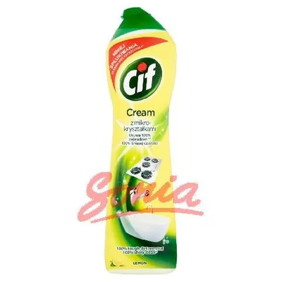 Produktbild von Cif Sahne Zitronenmilch mit Mikrokristallen 540 g