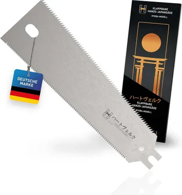 Produktbild von HARDTWERK Ersatzsägeblatt für Japansäge Hanzo, 240mm - Ryoba aus SK4-Kohlenstoffstahl